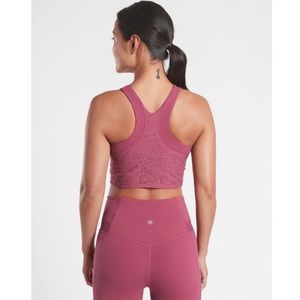 NWOT Athleta A-C Conscious Lace Crop